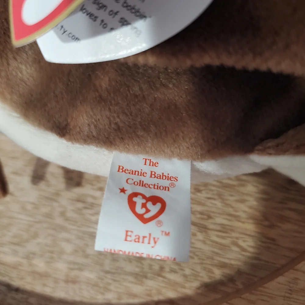 TY EARLY THE ROBIN BIRD BEANIE BABY RETIRED 1997 /ERROR
